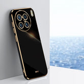 XINLI Straight Edge 6D Electroplate TPU Phone Case